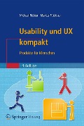 Cover-Bild zum Titel 'Usability und UX kompakt' von 'Michael Richter, Markus D. Flückiger'