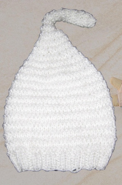 Strickanleitung Babymütze, Elfenmütze, tragbar von 0-6 Monaten - Kerstin Münchehofe