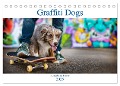Graffiti Dogs (Tischkalender 2025 DIN A5 quer), CALVENDO Monatskalender - Judith Dzierzawa DoraZett
