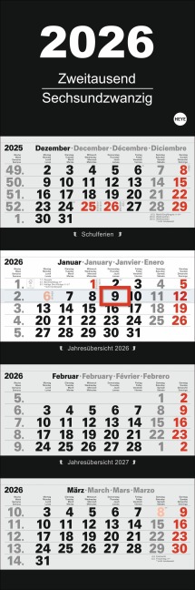 4-Monatsplaner 2026 - 