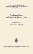 Cover-Bild zum Titel 'Stoffwechsel der isoliert perfundierten Leber' von ''