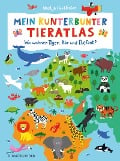 Cover-Bild zum Titel 'Mein kunterbunter Tieratlas' von 'Nastja Holtfreter'