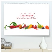 Cover-Bild zum Titel 'Echt scharf - Der Chili-Küchen-Planer (hochwertiger Premium Wandkalender 2026 DIN A2 quer), Kunstdruck in Hochglanz' von 'Klaus Eppele'