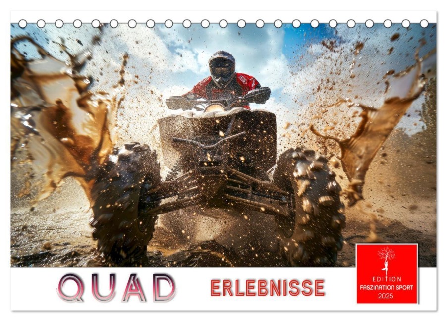 Quad Erlebnisse (Tischkalender 2025 DIN A5 quer), CALVENDO Monatskalender - Peter Roder