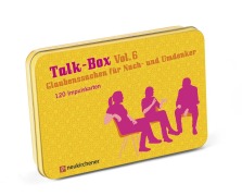 Cover-Bild zum Titel 'Talk-Box Vol. 6 - Glaubenssachen für Nach- und Umdenker' von 'Claudia Filker, Hanna Schott'