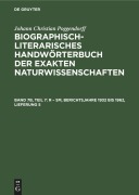 Cover-Bild zum Titel 'R - Sm, Berichtsjahre 1932 bis 1962, Lieferung 5' von 'Johann Christian Poggendorff'