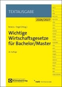 Cover-Bild zum Titel 'Wichtige Wirtschaftsgesetze für Bachelor/Master' von ''