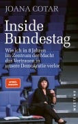 Cover-Bild zum Titel 'Inside Bundestag' von 'Joana Cotar'