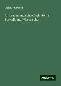 Anthracen und seine Derivate fur Tecknik und Wissenschaft - Gustav Auerbach