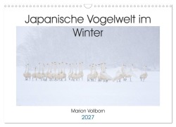 Cover-Bild zum Titel 'Japanische Vogelwelt im Winter (Wandkalender 2027 DIN A3 quer), CALVENDO Monatskalender' von 'Marion Vollborn'