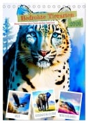 Cover-Bild zum Titel 'Bedrohte Tierarten 2026 (Tischkalender 2026 DIN A5 hoch), CALVENDO Monatskalender' von 'Steffani Lehmann'