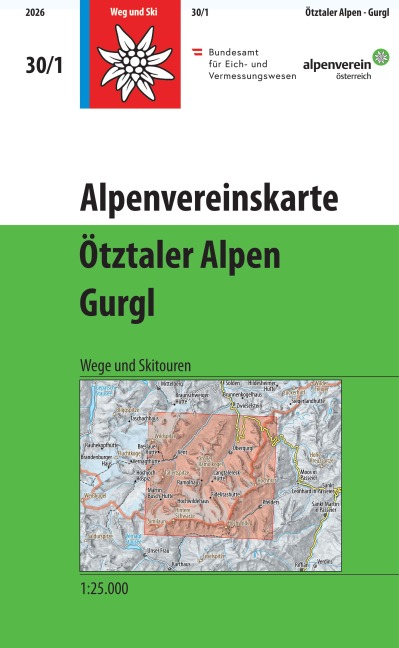 Alpenvereinskarte - Österreichischer Alpenverein