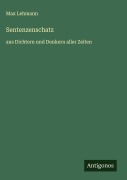 Cover-Bild zum Titel 'Sentenzenschatz' von 'Max Lehmann'