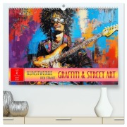 Cover-Bild zum Titel 'Graffiti & Street Art - Kunstwerke der Straße (hochwertiger Premium Wandkalender 2026 DIN A2 quer), Kunstdruck in Hochglanz' von 'Peter Roder'
