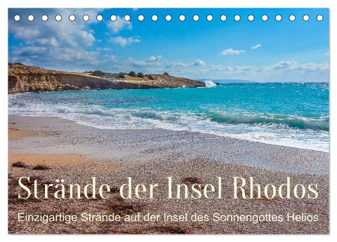 Strände der Insel Rhodos (Tischkalender 2025 DIN A5 quer), CALVENDO Monatskalender - Stefan O. Schüller und Elke Schüller