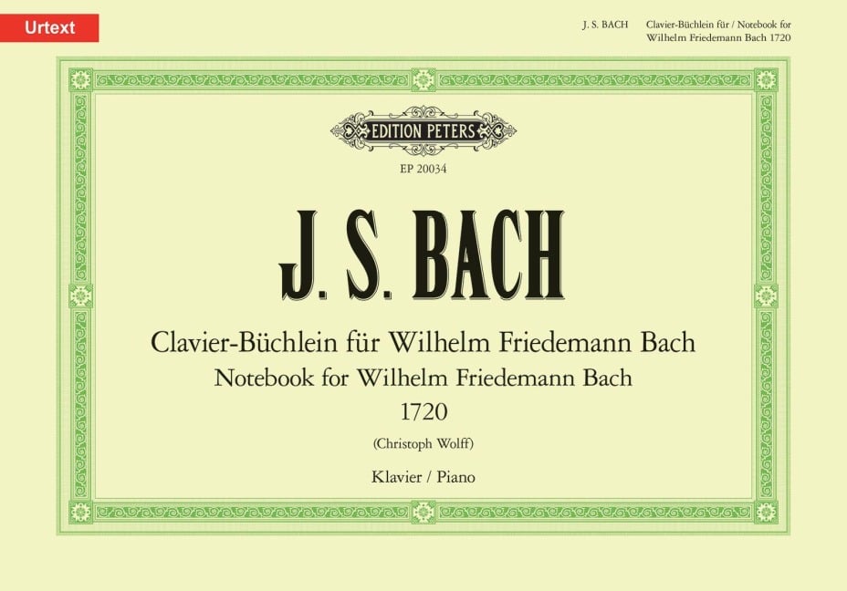 Notebook for Wilhelm Friedemann Bach - Johann Sebastian Bach