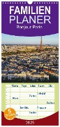 Familienplaner 2025 - Bonjour Paris mit 5 Spalten (Wandkalender, 21 x 45 cm) CALVENDO - Gunnar Lentz