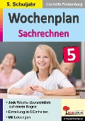 Cover-Bild zum Titel 'Wochenplan Sachrechnen / Klasse 5' von 'Cornelia Pantenburg'