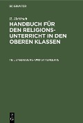 Cover-Bild zum Titel 'Glaubens- und Sittenlehre' von 'R. Heidrich'