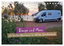 Cover-Bild zum Titel 'Berge und Meer: ein Vanlife-Abenteuer im Westen Griechenlands (Tischkalender 2026 DIN A5 quer), CALVENDO Monatskalender' von 'Regina Weiß'