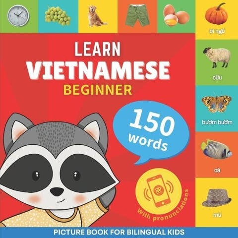 Learn vietnamese - 150 words with pronunciations - Beginner - Goose and Books