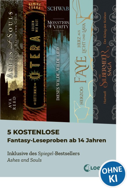 5 kostenlose Fantasy-Leseproben ab 14 Jahren - 