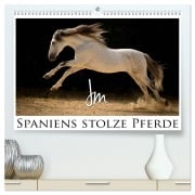 Cover-Bild zum Titel 'Spaniens stolze Pferde (hochwertiger Premium Wandkalender 2026 DIN A2 quer), Kunstdruck in Hochglanz' von 'Julia Moll'