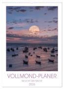 VOLLMOND-Planer - Im Licht der Nacht (Wandkalender 2026 DIN A2 hoch), CALVENDO Monatskalender - Globe Visual