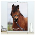 Wandkalender Ponyportraits (hochwertiger Premium Wandkalender 2025 DIN A2 hoch), Kunstdruck in Hochglanz - Gabriele Lügger