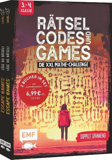 Rätsel, Codes und Games - Die XXL Mathe-Challenge für die 3. und 4. Klasse - Mathieu Quénée, Mallory Monhard