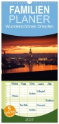 Cover-Bild zum Titel 'Familienplaner 2027 - Wunderschönes Dresden mit 5 Spalten (Wandkalender, 21 x 45 cm) CALVENDO' von 'Dirk Meutzner'