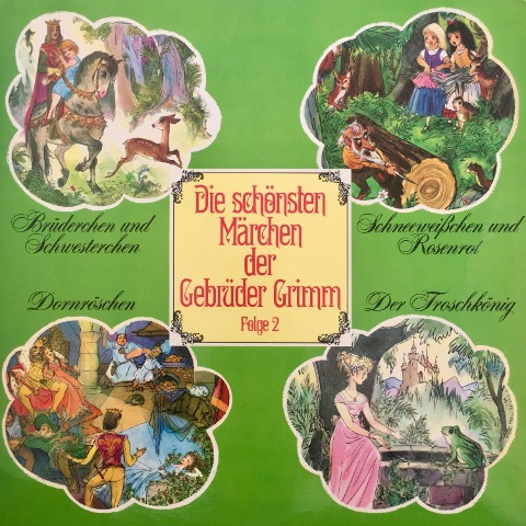 Brüderchen und Schwesterchen / Schneeweißchen und Rosenrot / Dornröschen / Der Froschkönig - Gebrüder Grimm, Ingeborg Walther