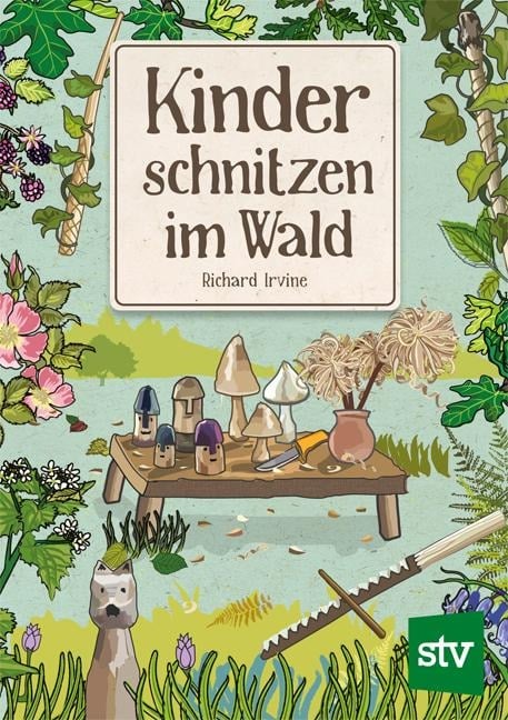 Kinder schnitzen im Wald - Richard Irvine
