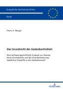 Cover-Bild zum Titel 'Das Grundrecht der Gedankenfreiheit' von 'Franz Berger'