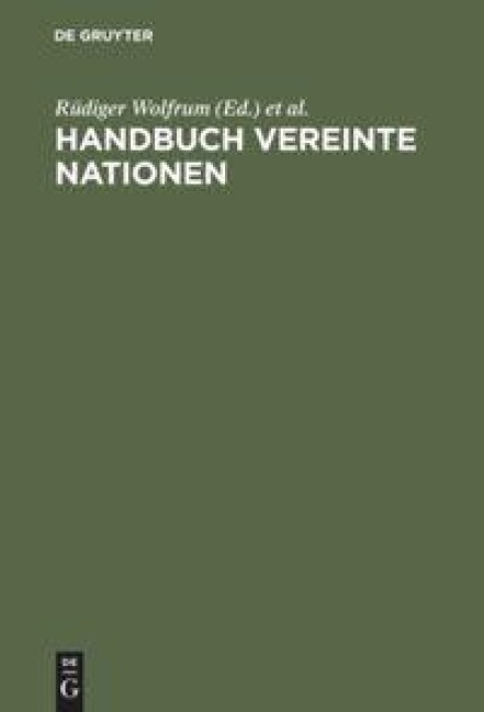Handbuch Vereinte Nationen - 