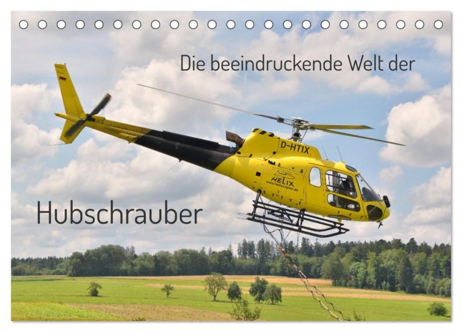 Die beeindruckende Welt der Hubschrauber (Tischkalender 2025 DIN A5 quer), CALVENDO Monatskalender - Matthias Merz