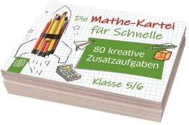 Cover-Bild zum Titel 'Die Mathe-Kartei für Schnelle' von ''