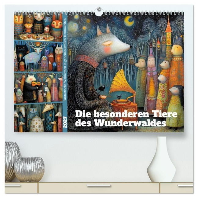 Die besonderen Tiere des Wunderwaldes (hochwertiger Premium Wandkalender 2027 DIN A2 quer), Kunstdruck in Hochglanz - Anne Seltmann