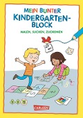 Rätseln für Kita-Kinder: Mein bunter Kindergarten-Block: Malen, suchen, zuordnen - Hanna Sörensen
