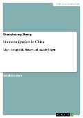 Cover-Bild zum Titel 'Binnenmigration in China' von 'Duanzhuang Zheng'