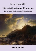 Cover-Bild zum Titel 'Eine sizilianische Romanze' von 'Ann Radcliffe'