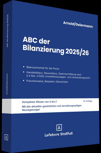 ABC der Bilanzierung 2025/2026 - Holm Geiermann, Andreas Arnold