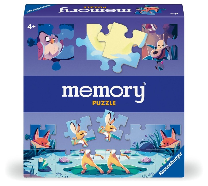 memory® Puzzle Tiere am Teich - Kinderspiel ab 4 Jahre - 