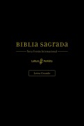 Bíblia NVI, Couro Soft, Preto, Letra Grande, Com Espaço para Anotações, Leitura Perfeita - 