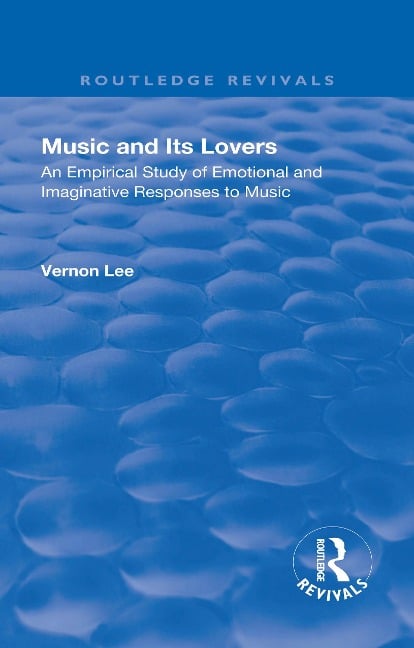 Revival: Music and Its Lovers (1932) - Vernon Lee