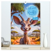 Wild und Knuffig - Knuddelsafari durch Afrika (hochwertiger Premium Wandkalender 2026 DIN A2 hoch), Kunstdruck in Hochglanz - Sell Pixs:Sell
