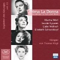 Cover-Bild zum Titel 'Prima La Donna-Operndiven in Ton und Wort' von 'SchwarzkopfMödl/Rysanek/Welitsch/Voigt'