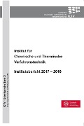 Cover-Bild zum Titel 'Institut für Chemische und Thermische Verfahrenstechnik' von ''