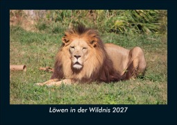 Cover-Bild zum Titel 'Löwen in der Wildnis 2027 Fotokalender DIN A5' von 'Tobias Schmitt, Kevin Heber'