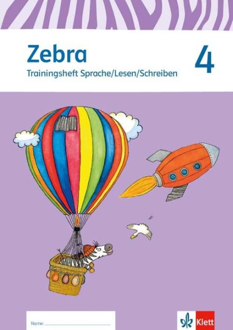 Zebra. Neubearbeitung. Trainingsheft zum Nachkauf 4. Schuljahr - 